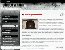 Tablet Screenshot of gundemvetarih.com